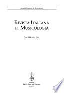 Rivista italiana di musicologia