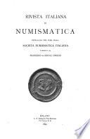 Rivista italiana di numismatica e scienze affini
