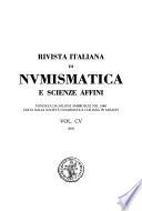 Rivista italiana di numismatica e scienze affini