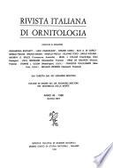 Rivista italiana di ornitologia