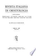Rivista italiana di ornitologia