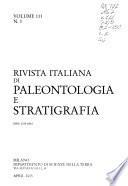 Rivista Italiana di paleontologia e stratigrafia