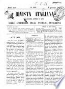 Rivista italiana di scienze, lettere ed arti colle Effemeridi della pubblica istruzione