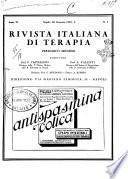 Rivista italiana di terapia periodico mensile