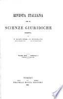 Rivista italiana per le scienze giuridiche