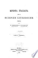 Rivista italiana per le scienze giuridiche