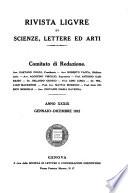 Rivista ligure di scienze, lettere ed arti organo della Società di letture e conversazioni scientifiche di Genova