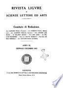 Rivista ligure di scienze, lettere ed arti organo della Società di letture e conversazioni scientifiche di Genova