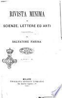 Rivista minima di scienze, lettere ed arti
