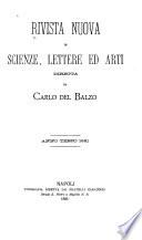 Rivista nuova di scienze, lettere ed arti
