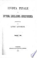 Rivista penale di dottrina, legislazione e giurisprudenza