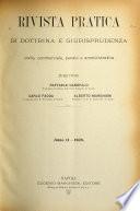 Rivista pratica di dottrina e giurisprudenza civile, commerciale, penale e amministrativa