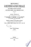 Rivista scientifico-industriale delle principali scoperte ed invenzioni fatte nelle scienze e nelle industrie