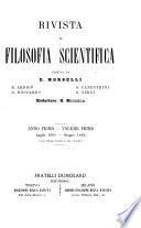 Rivista speciale di opere di filosofia scientifica