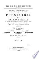 Rivista sperimentale di freniatria e medicina legale delle alienazioni mentali