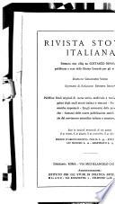 Rivista storica italiana