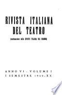 Riviste italiana del teatro