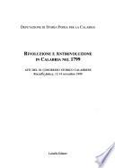 Rivoluzione e antirivoluzione in Calabria nel 1799