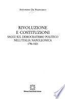 Rivoluzione e costituzioni