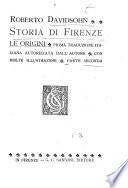 Roberto Davidsohn Storia di Firenze