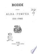 Roddi presso Alba-Pompea cenni storici