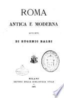 Roma antica e moderna