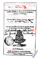 ROMA ANTICA E MODERNA NELLA NELLA QVALE SI CONTEGNONO Chiese, Monasterij, Hospedali, Compagnie, Collegij e Seminarij, Tempij, Teatri, Anfiteatri, Naumachie, Cerchi, Fori, Curie, Palazzi e Statue, Librarie, Musci, Pitture, Scolture, & i nomi de gli Artefici, Indice de' Sommi Pontefici, Imperatori, Re, [et] Duchi, Con una copiosissima Tauola et aggiunta di tutte le cose notabili fatte sino al presente