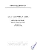 Roma e lo studium urbis
