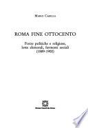 Roma fine Ottocento