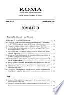Roma moderna e contemporanea