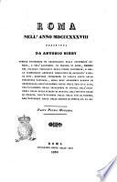 Roma nell'anno 1838 descritta da Antonio Nibby