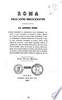 Roma nell'anno 1838 descritta da Antonio Nibby
