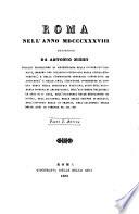 Roma nell'anno 1838 descritta da Antonio Nibby