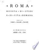 Roma rivista di studi e di vita romana
