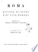 Roma rivista di studi e di vita romana