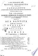 Romana di cospirazione e sedizione contro Pietro Simone di Giulio Pietro Gabrielli ... ristretto del processo informativo