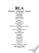 Romance Languages Annual