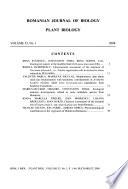 Romanian Journal of Biology