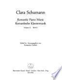 Romantic piano music: Romance variée, op. 3 ; Romance, op. 5, Nr. 3 ; Trois romances, op. 11 ; Scherzo II, op. 14 ; Quatre pièces fugitives, op. 15 ; Romanze a-moll, op. 21, Nr. 1 ; Romanze h-moll