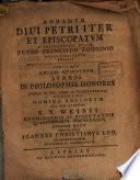 Romanum Divi Petri iter et episcopatum a celeberrimo Italo Petro Francisco Fogginio nuper vindicatum