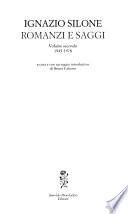 Romanzi e saggi: 1945-1978