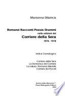 Romanzi racconti poesie drammi nelle edizioni del Corriere della sera 1876-1918: Indice degli autori