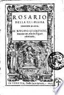 Rosario della gloriosa Vergine Maria.°Alberto da Castello!