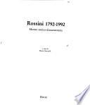 Rossini 1792-1992