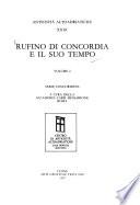 Rufino di Concordia e il suo tempo