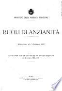 Ruoli di anzianità