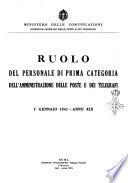 Ruolo del personale di seconda categoria