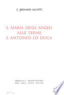 S. Maria degli Angeli alle Terme e Antonio Lo Duca