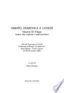 Sabato, domenica e lunedì