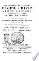 Sacra Scrittura tomo primo [-quarantesimosesto]